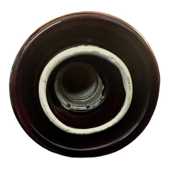 Vintage Brown Ceramic Electric Pole Insulator Made USA - Picture 5 of 5